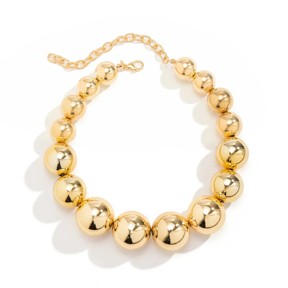 Złoto 18K pozłacana w kształcie perły choker-naszyjnik