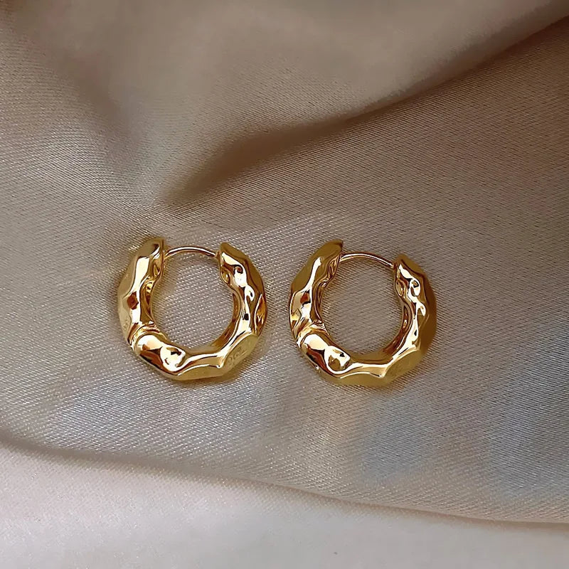 Złoto 18K pozłacana modny kolczyki